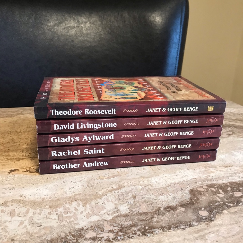 YWAM Publishing Books- by Janet & Geoff Benge